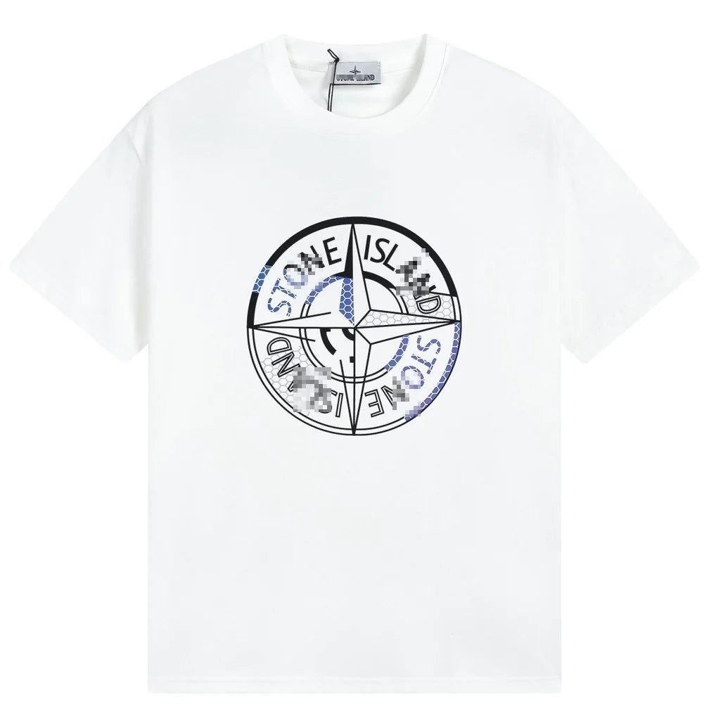 ST0NE lSLAND Pure Cotton T-Shirt