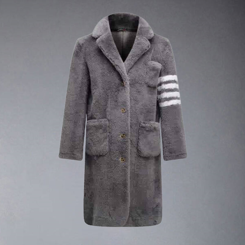 Sheep wool long coat - Image 2