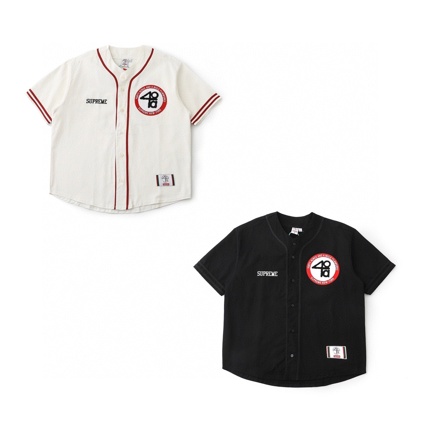 Back Number Logo Baseball Jersey