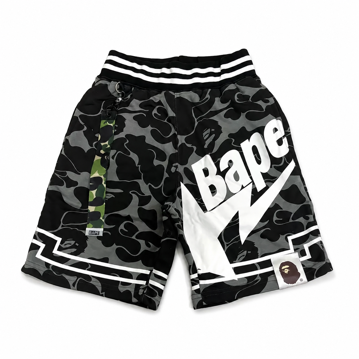BAPE Lightning Camo Unisex Casual Shorts