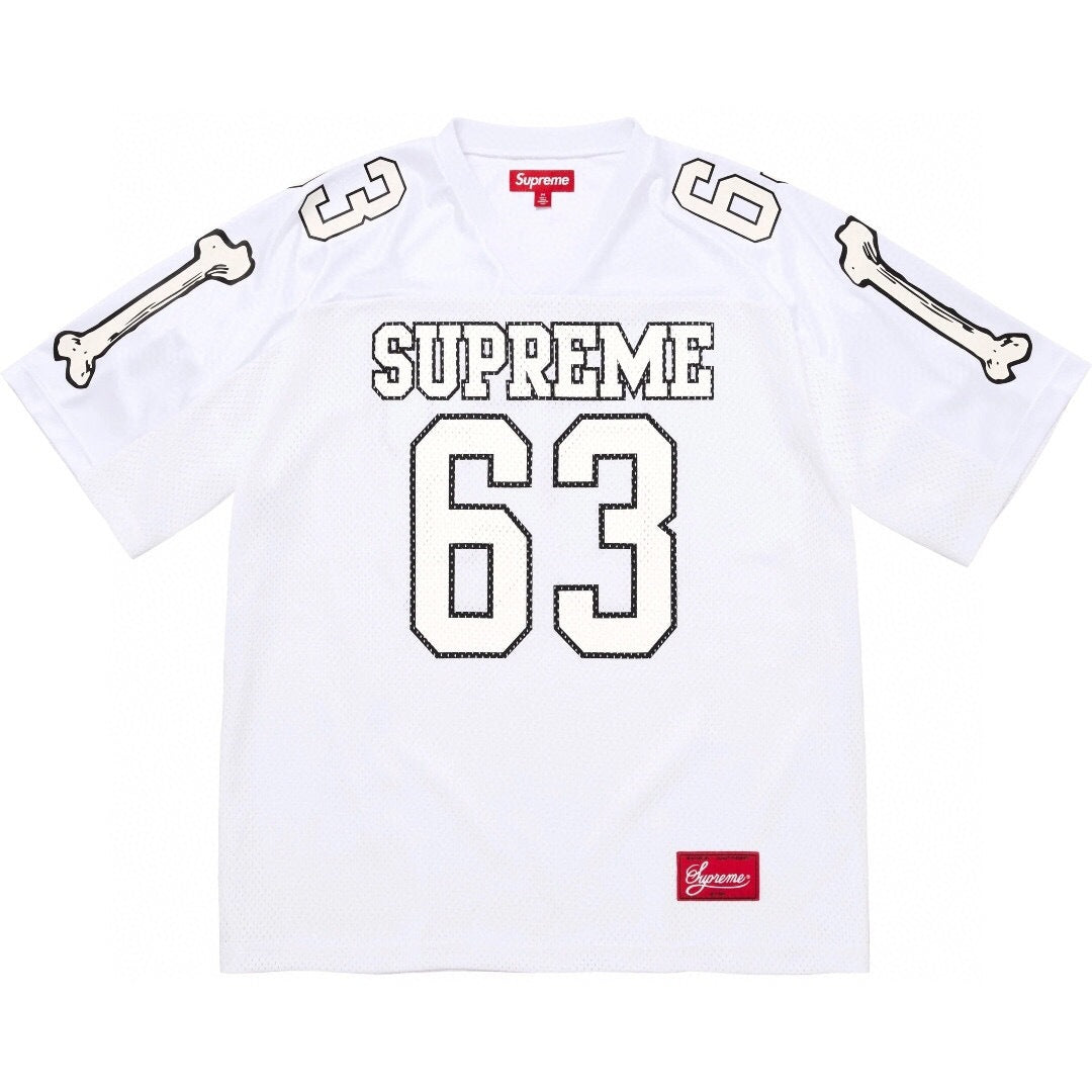 Bones Logo Patch Mesh Football Jersey