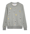Premium 100% Cotton Embroidered Zip - Up Hoodie - Full - Zip Hooded Sweatshirt | Thom Browne