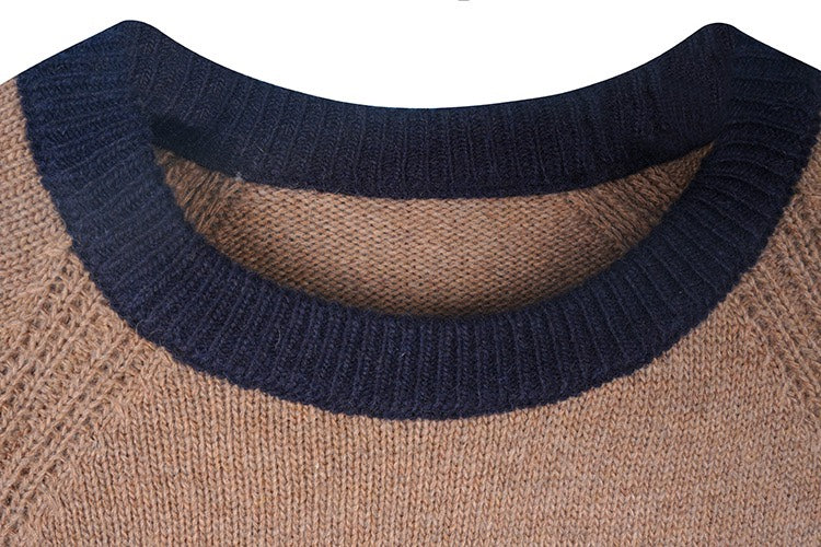 Unisex sweater by Thom Browne, knitwear detail view