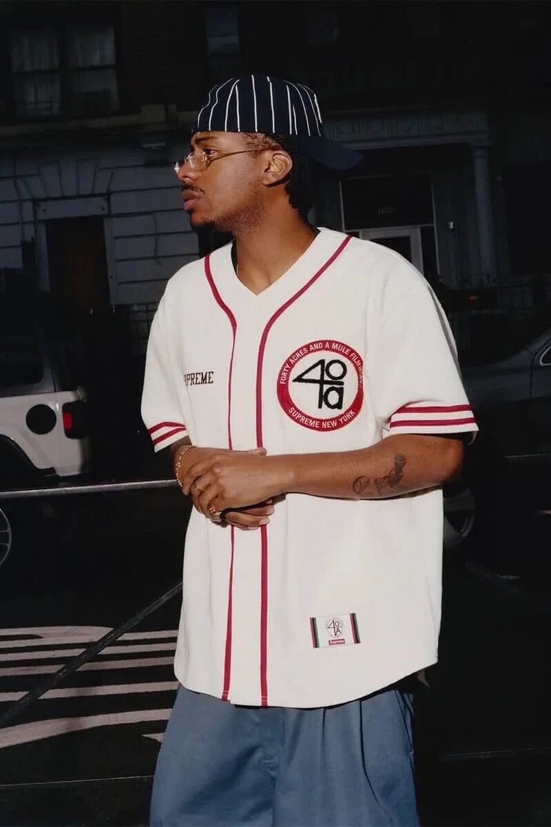 Back Number Logo Baseball Jersey