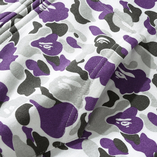 BAPE Purple Camo Shark Zipper Double Hoodie - image 6