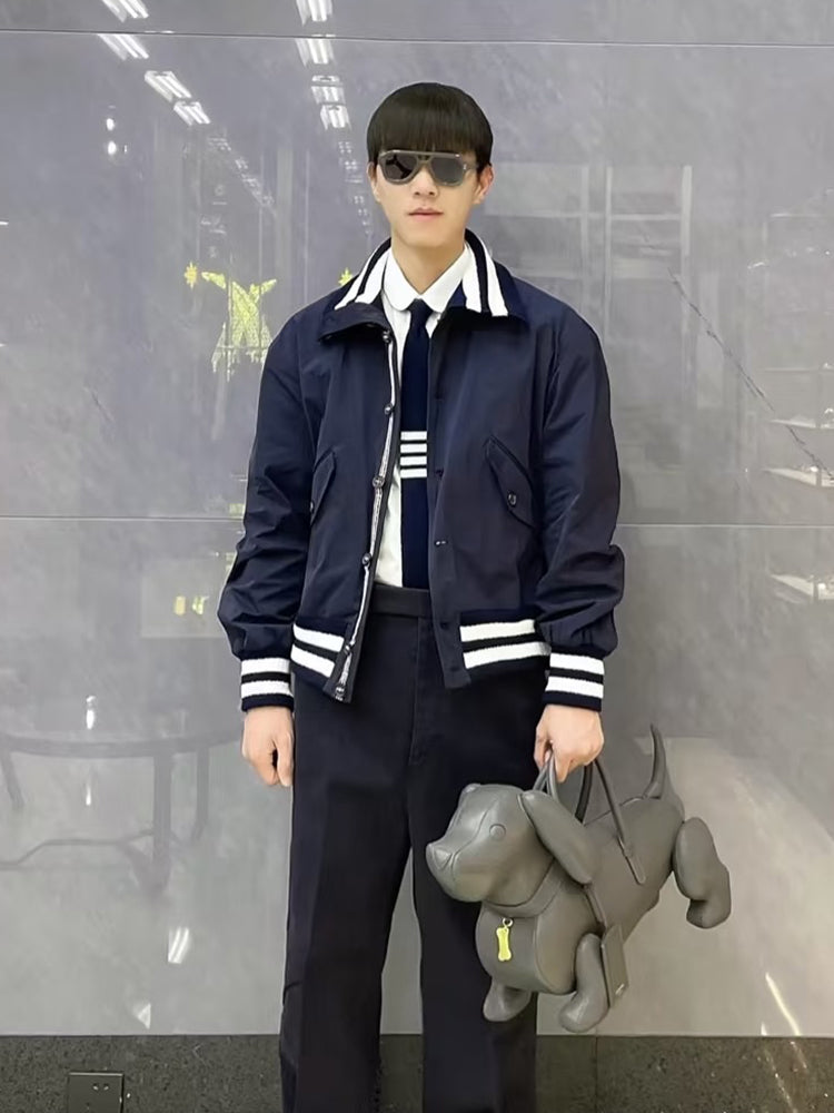 Men's jacket by Thom Browne, outerwear detail view