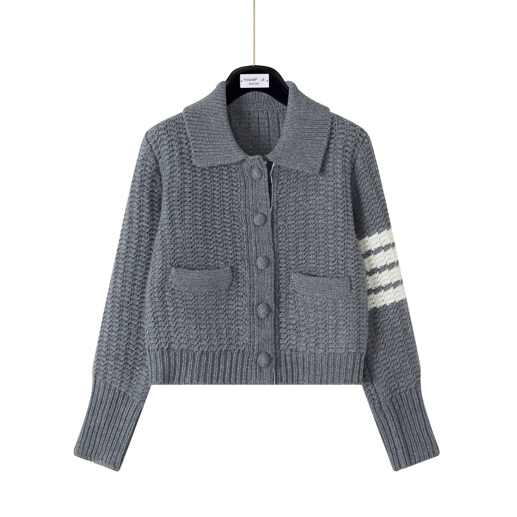 wool knit cardigan - Image 6