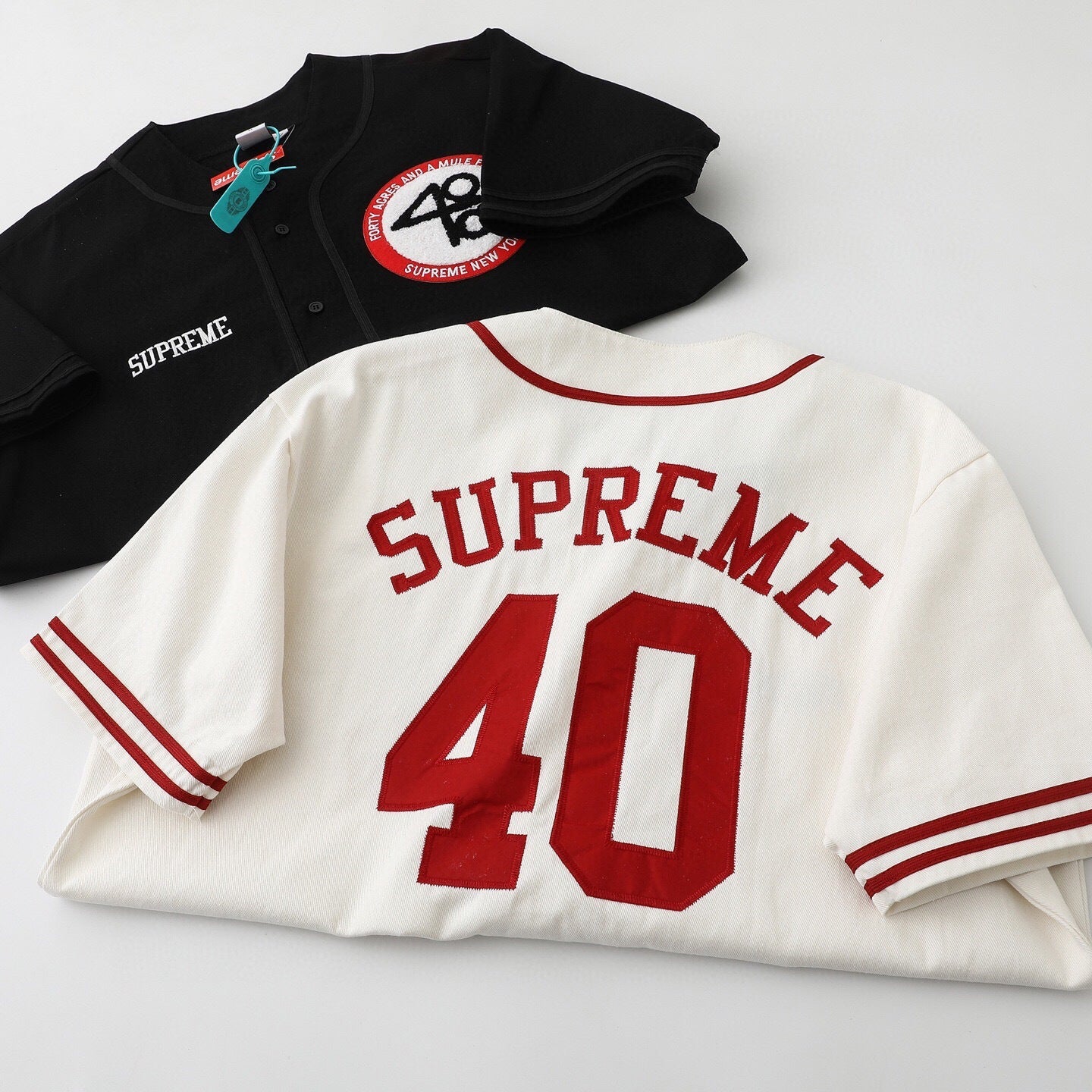 Back Number Logo Baseball Jersey