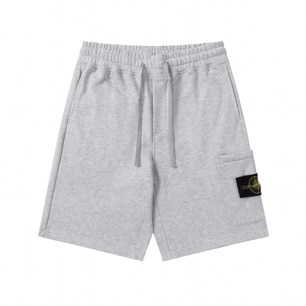 Stone Island Solid-Color Athletic Shorts