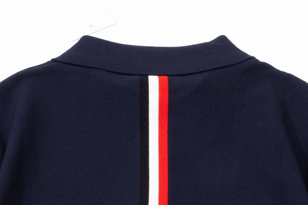 Classic Knit Polo by Thom Browne, product detail view