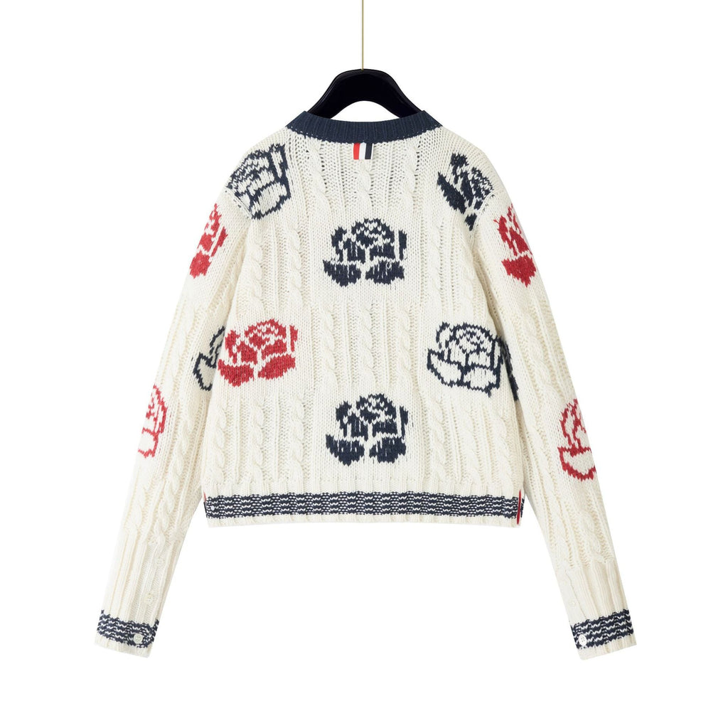 Rose Knit Cardigan - Image 5