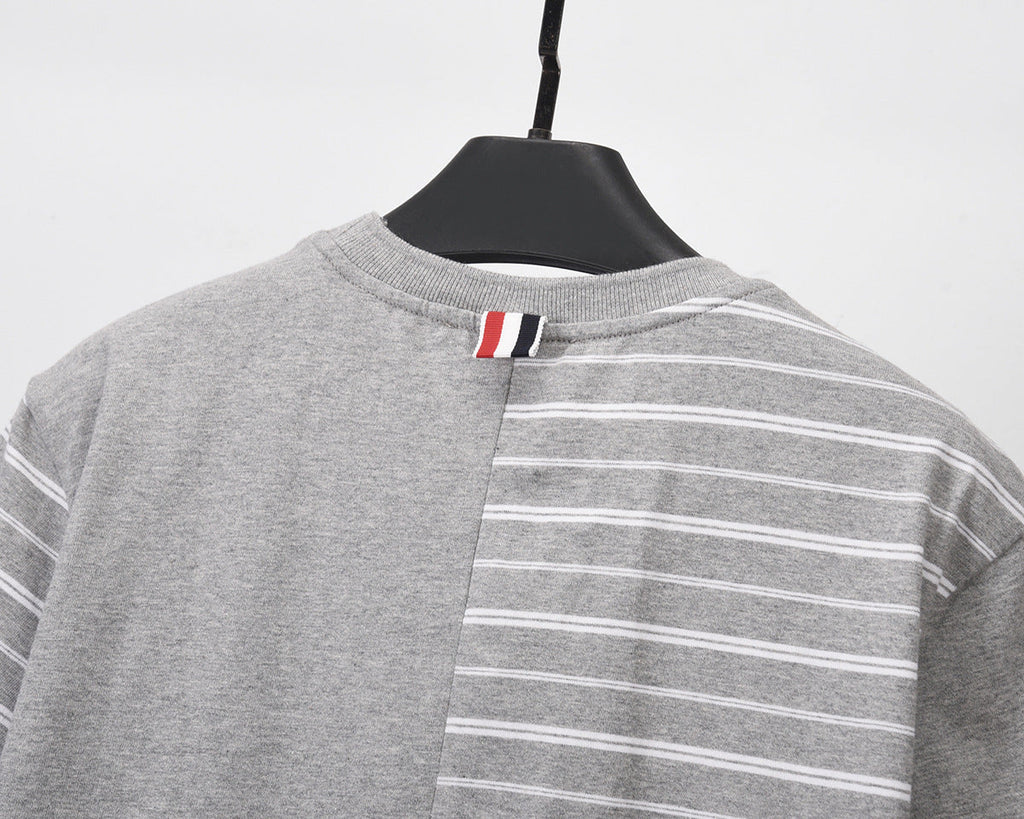 Short-sleeved T-shirt by Thom Browne, product detail view