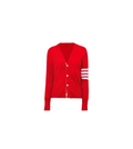 sweater jacket by Thom Browne, knitwear detail view