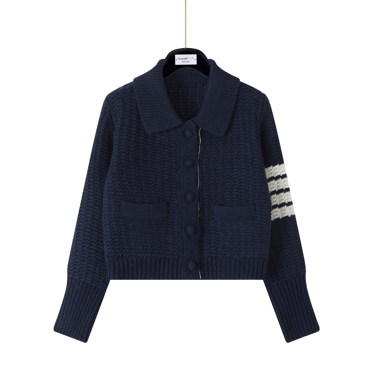wool knit cardigan - Image 7