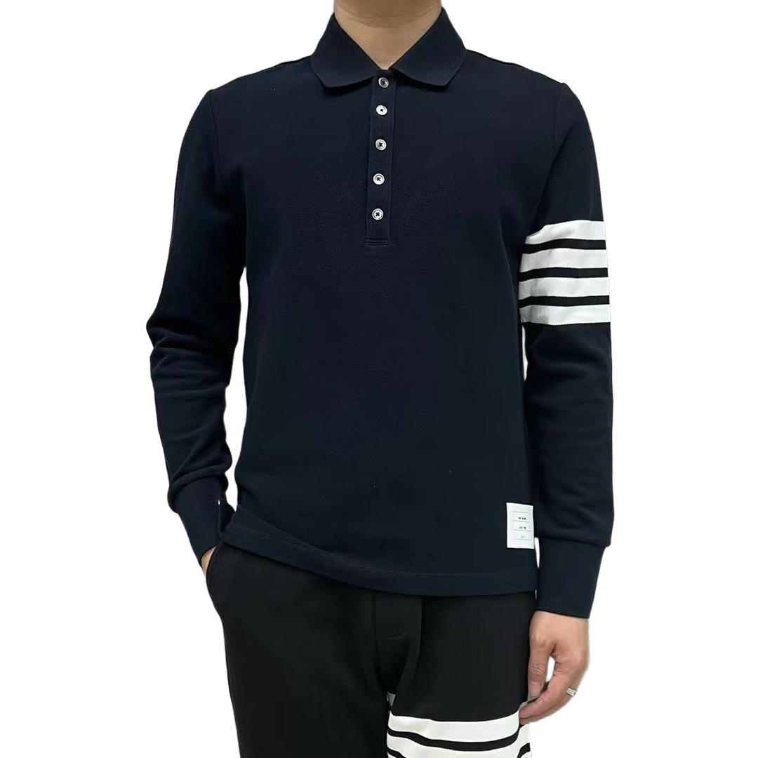 long-sleeved T-shirt by Thom Browne, product detail view