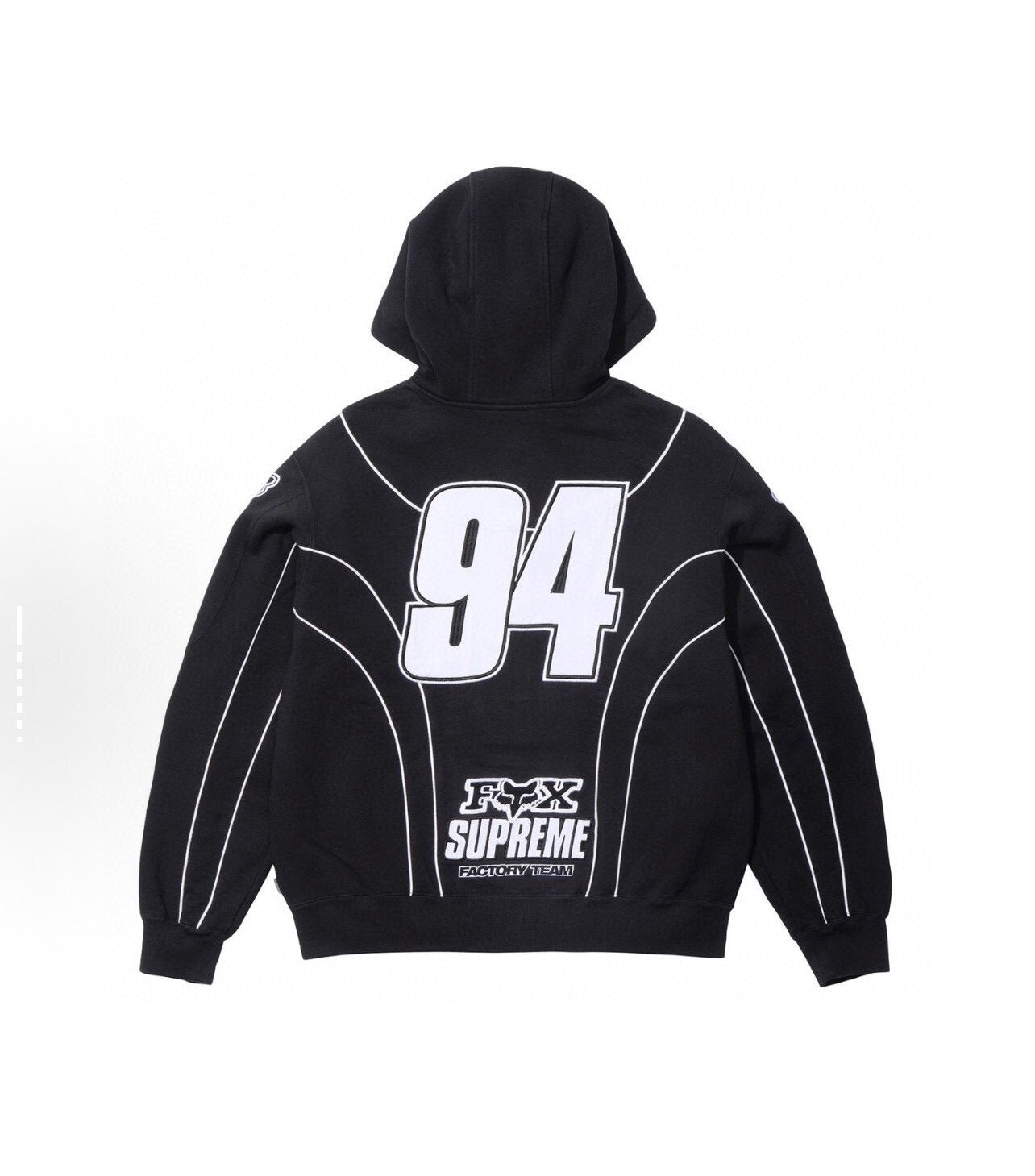 Graphic Print Zip-Up Hoodie