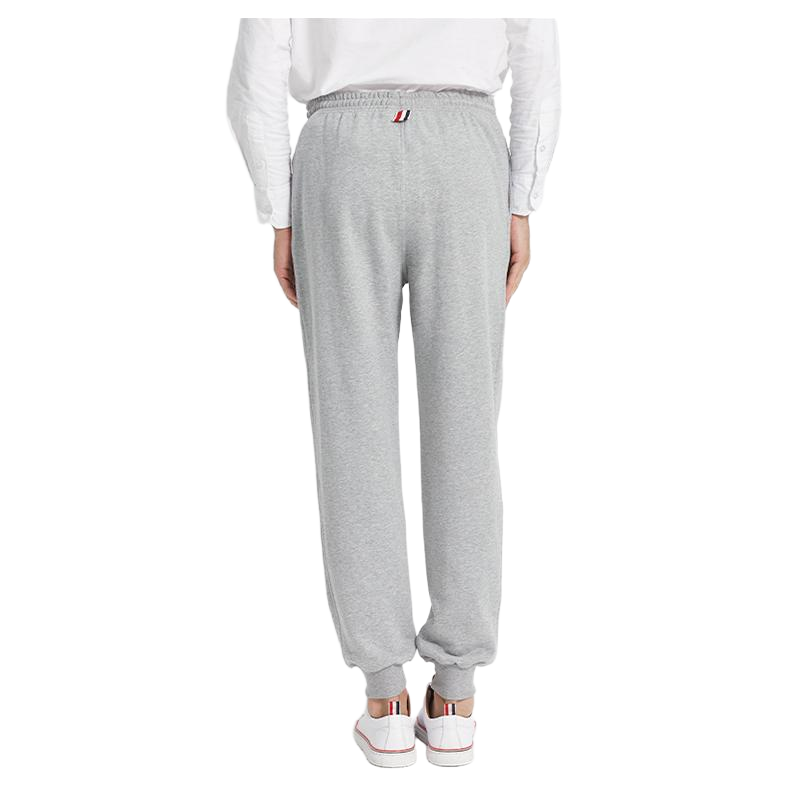 Thom Browne Style Men's Diagonal Stripe Badge Sweatpants - Image 3