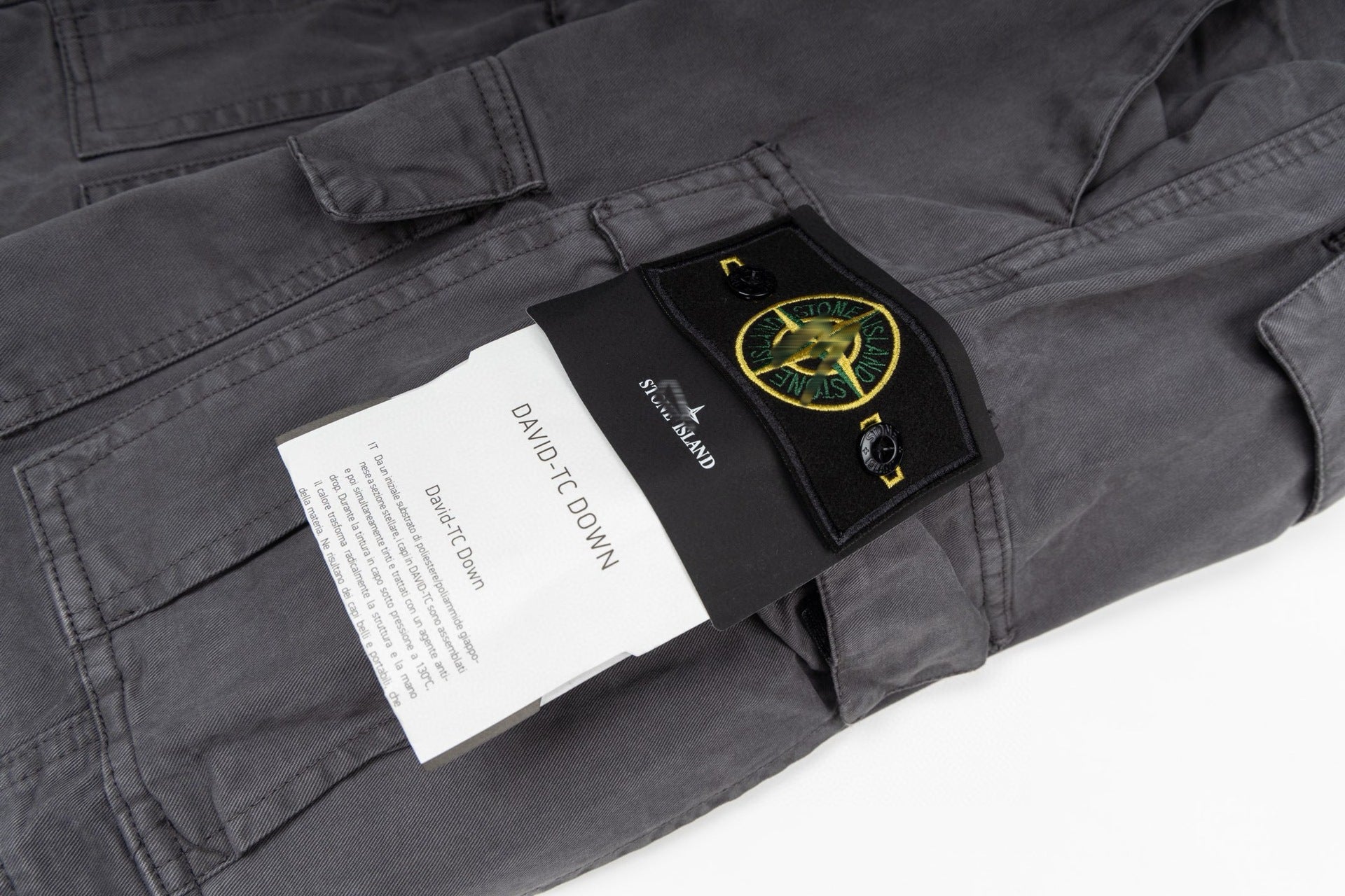 Stone Island Garment-Dyed Multi-Pocket Cargo Pants