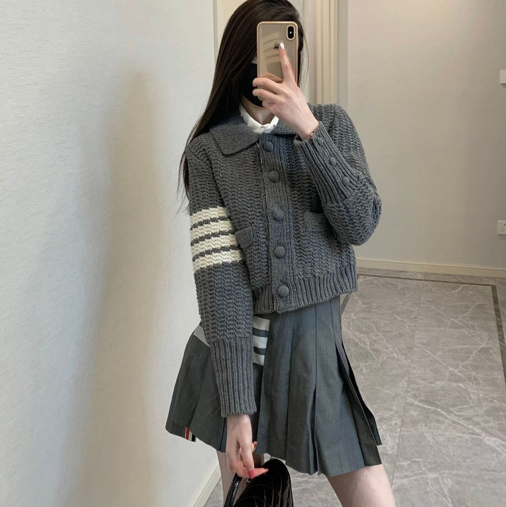 wool knit cardigan - Image 2