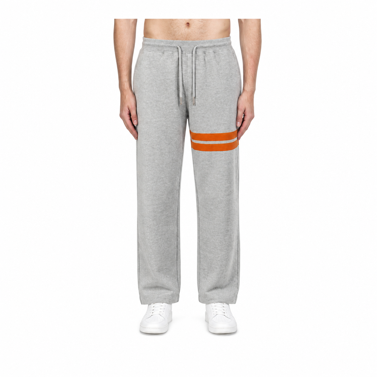 Thom Browne Style Casual Unisex Sweatpants with Signature Four-Bar Detail