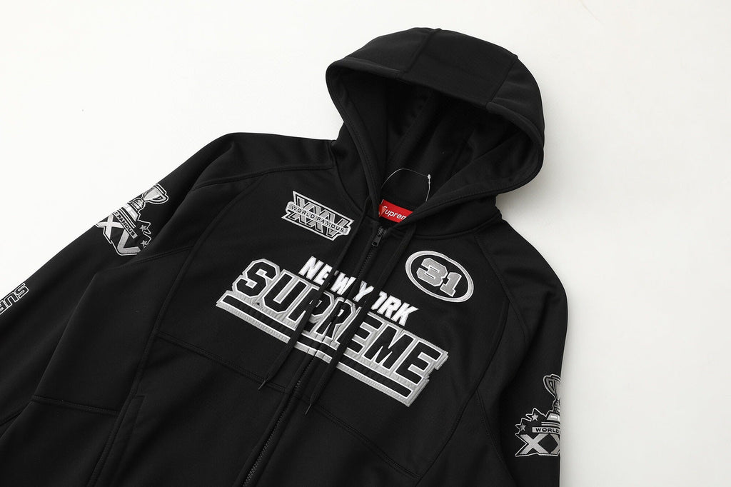 Twill Appliqu¨¦ Embroidered Hoodie