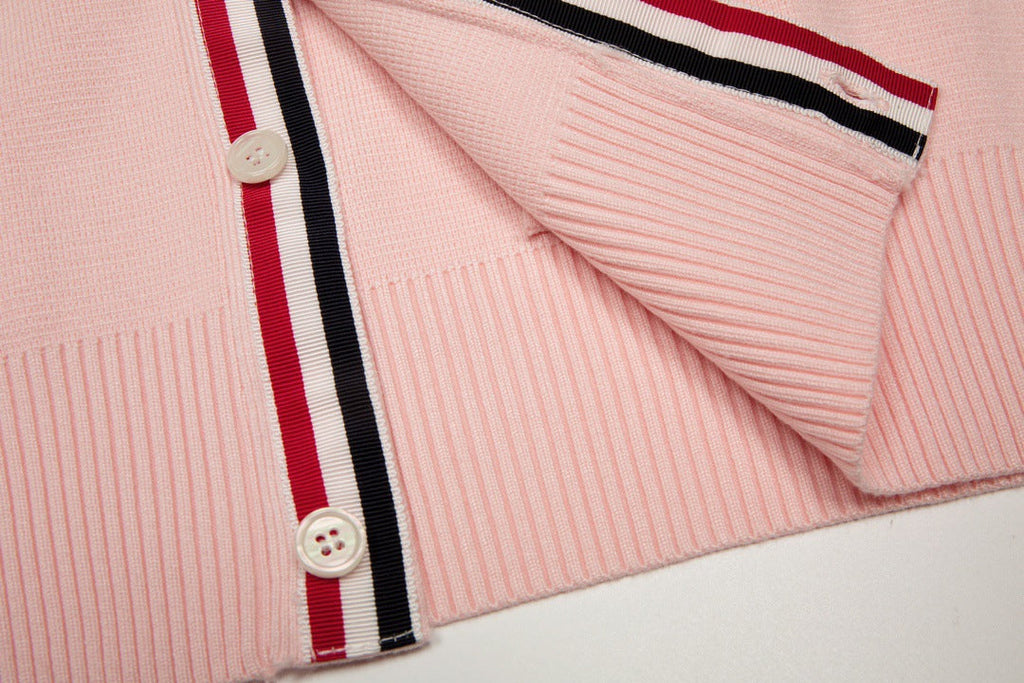 Men's Sweaters by Thom Browne, knitwear detail view