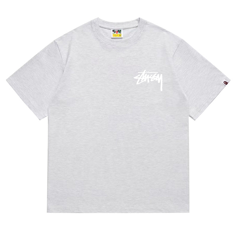 BAPE X Stussy Basic Pigment Dyed Tee - image 4