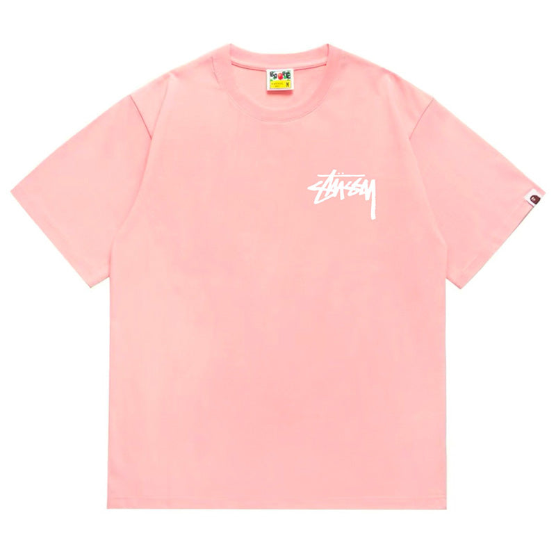 BAPE X Stussy Basic Pigment Dyed Tee - image 4
