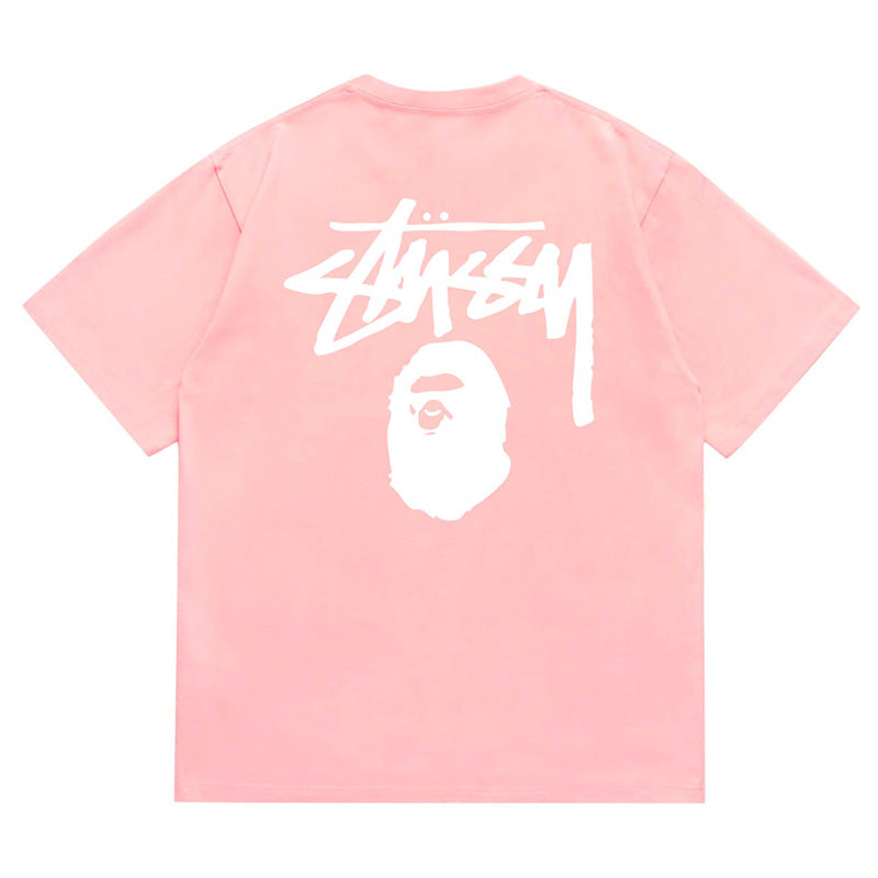 BAPE X Stussy Basic Pigment Dyed Tee - image 2