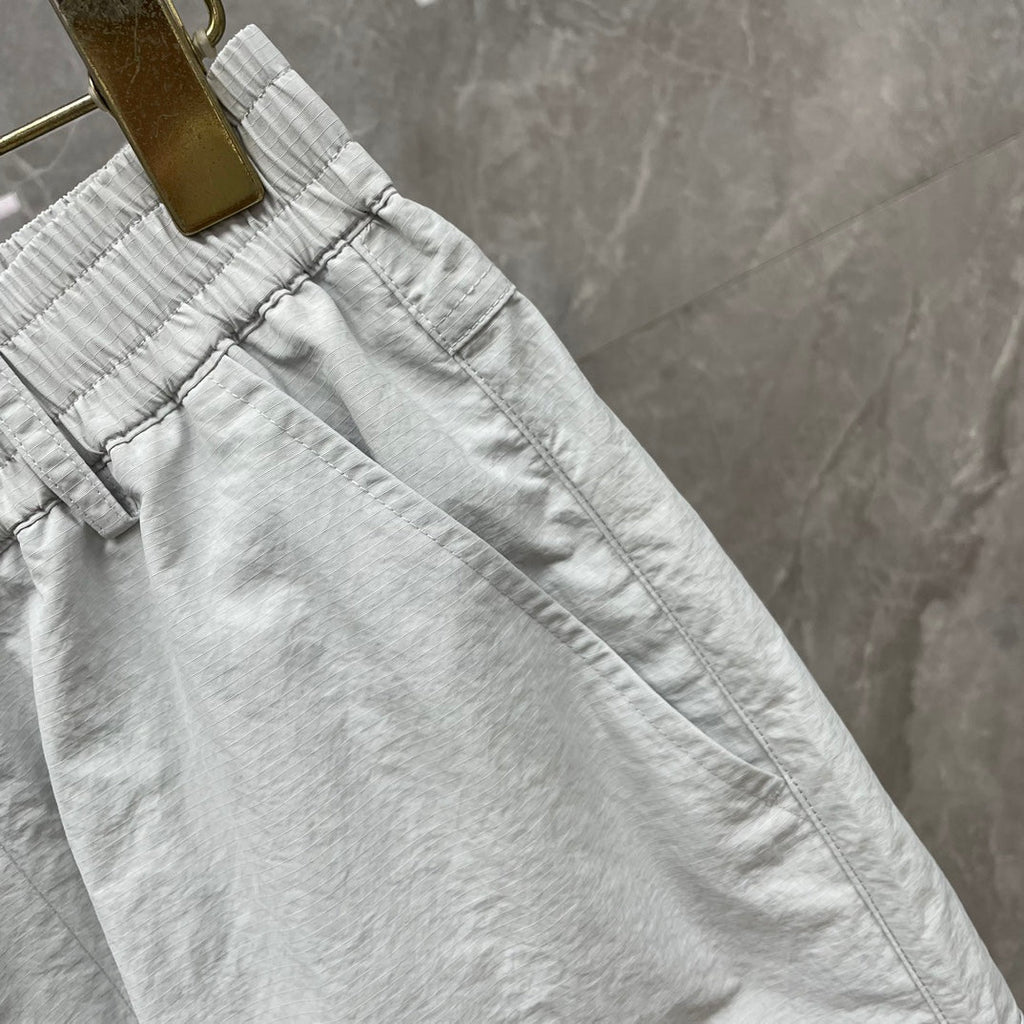 Thom Browne Style Unisex Casual Overalls with Signature Four-Bar Detail - Image 9