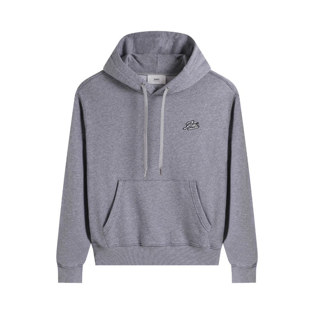 Unisex Hoodie | Grey & Apricot