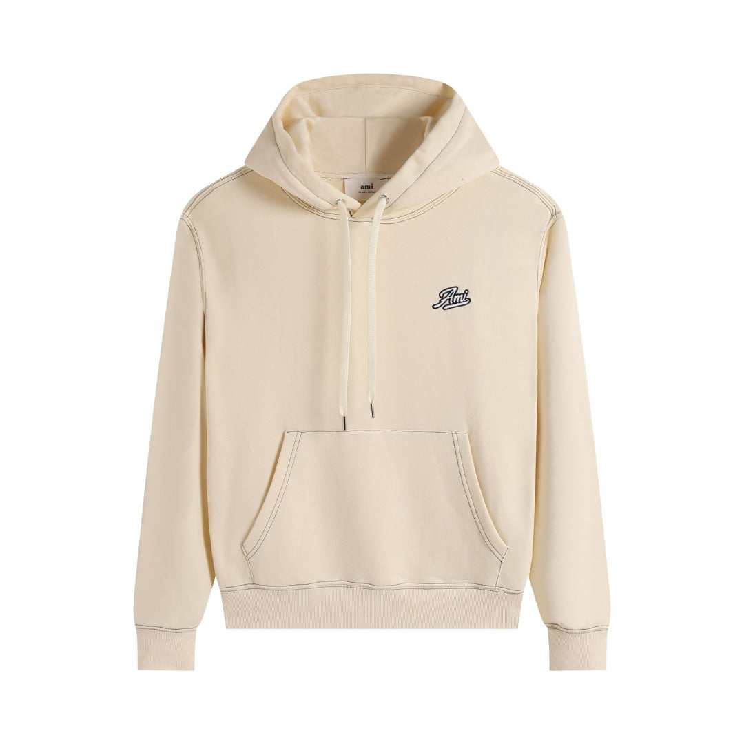 Unisex Hoodie | Grey & Apricot