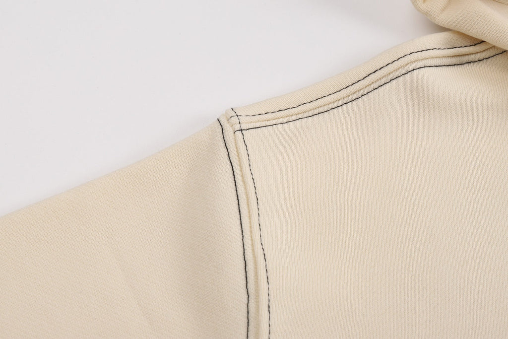 Unisex Hoodie | Grey & Apricot