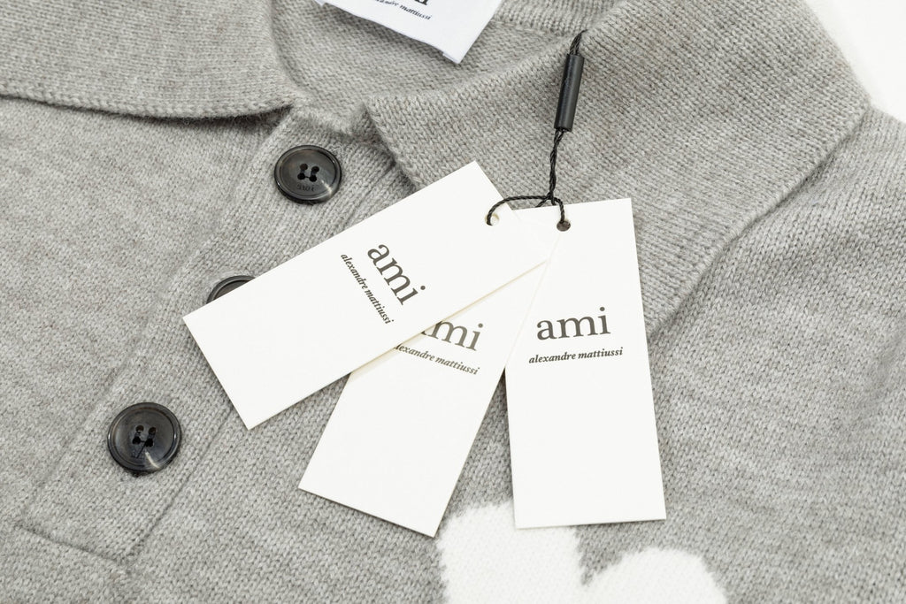 Heart Embroidered Crew Neck Sweater