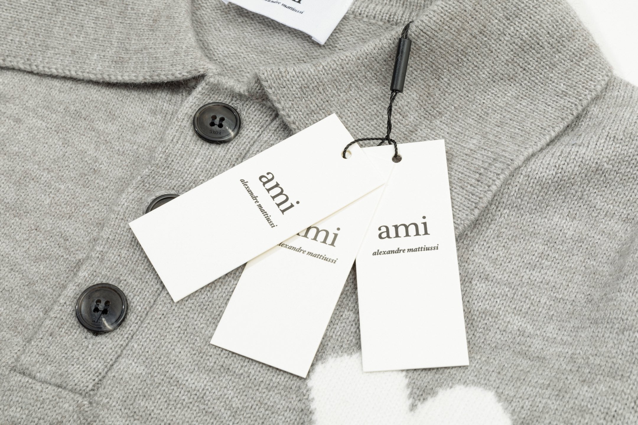 Heart Embroidered Crew Neck Sweater