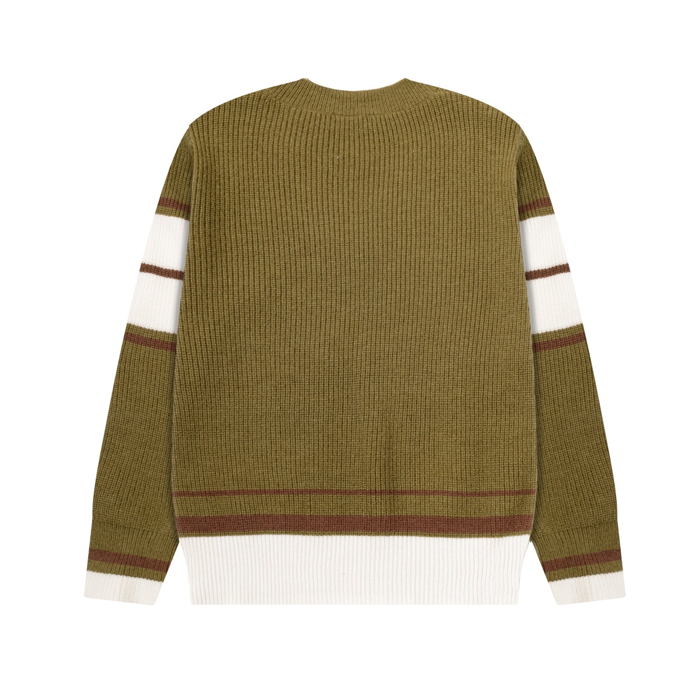 Relaxed V-Neck Knit Sweater