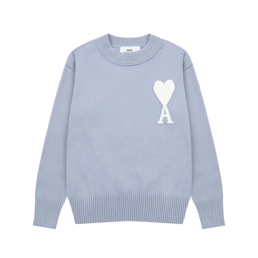 Heart Print Unisex Sweater