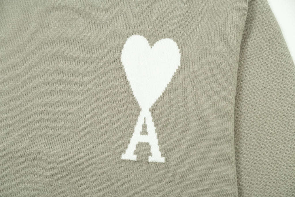 Heart Print Unisex Sweater