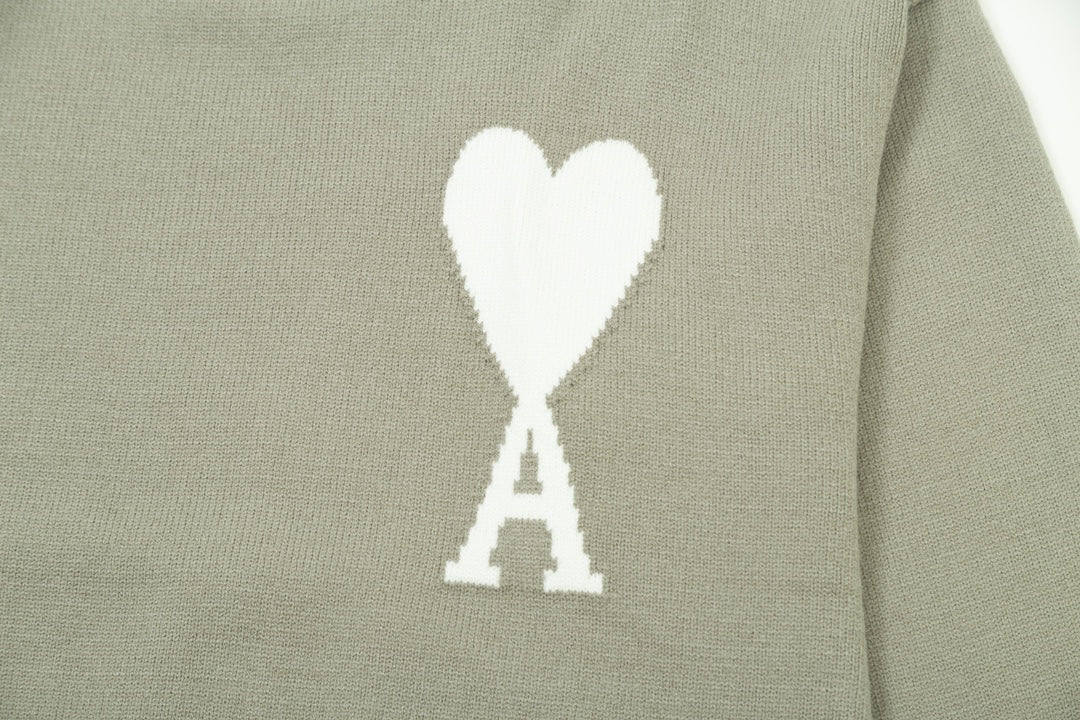 Heart Print Unisex Sweater