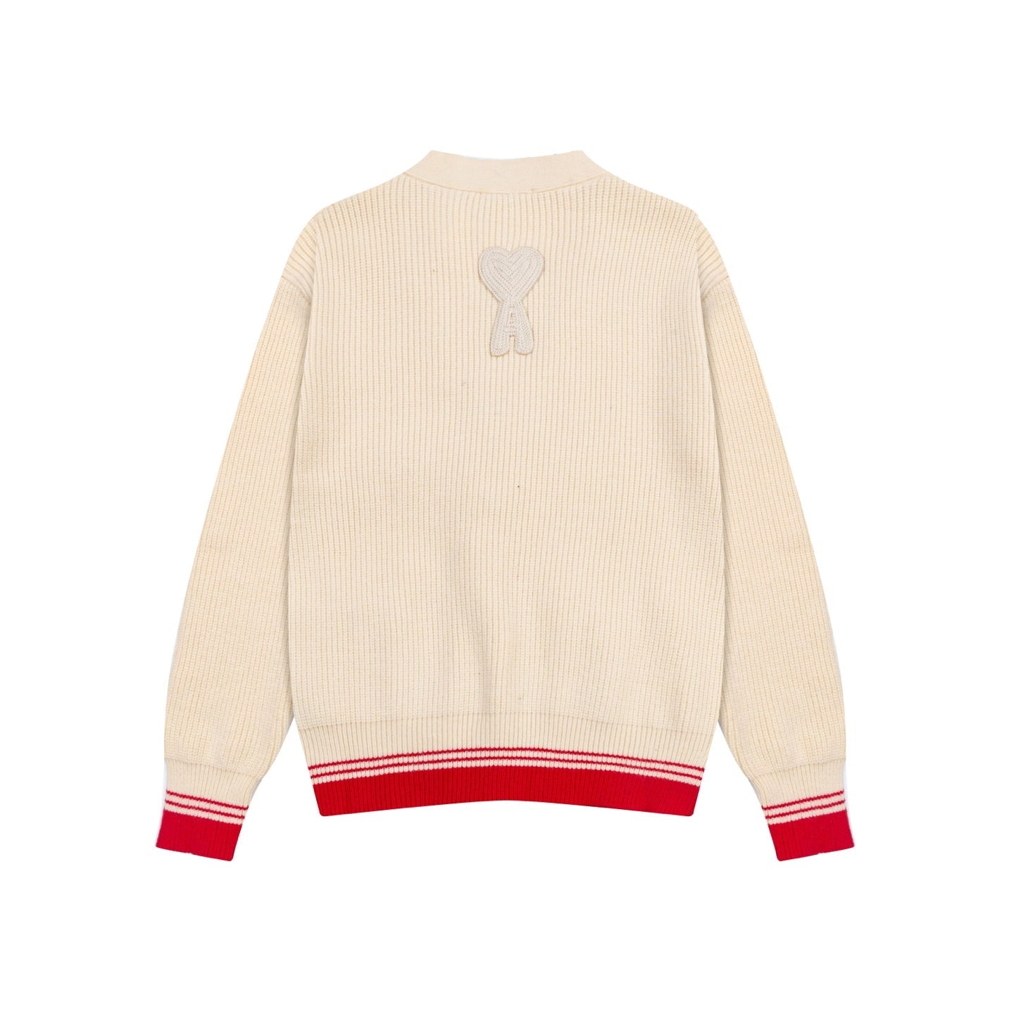 Striped V-Neck Knit Cardigan ¨C Unisex