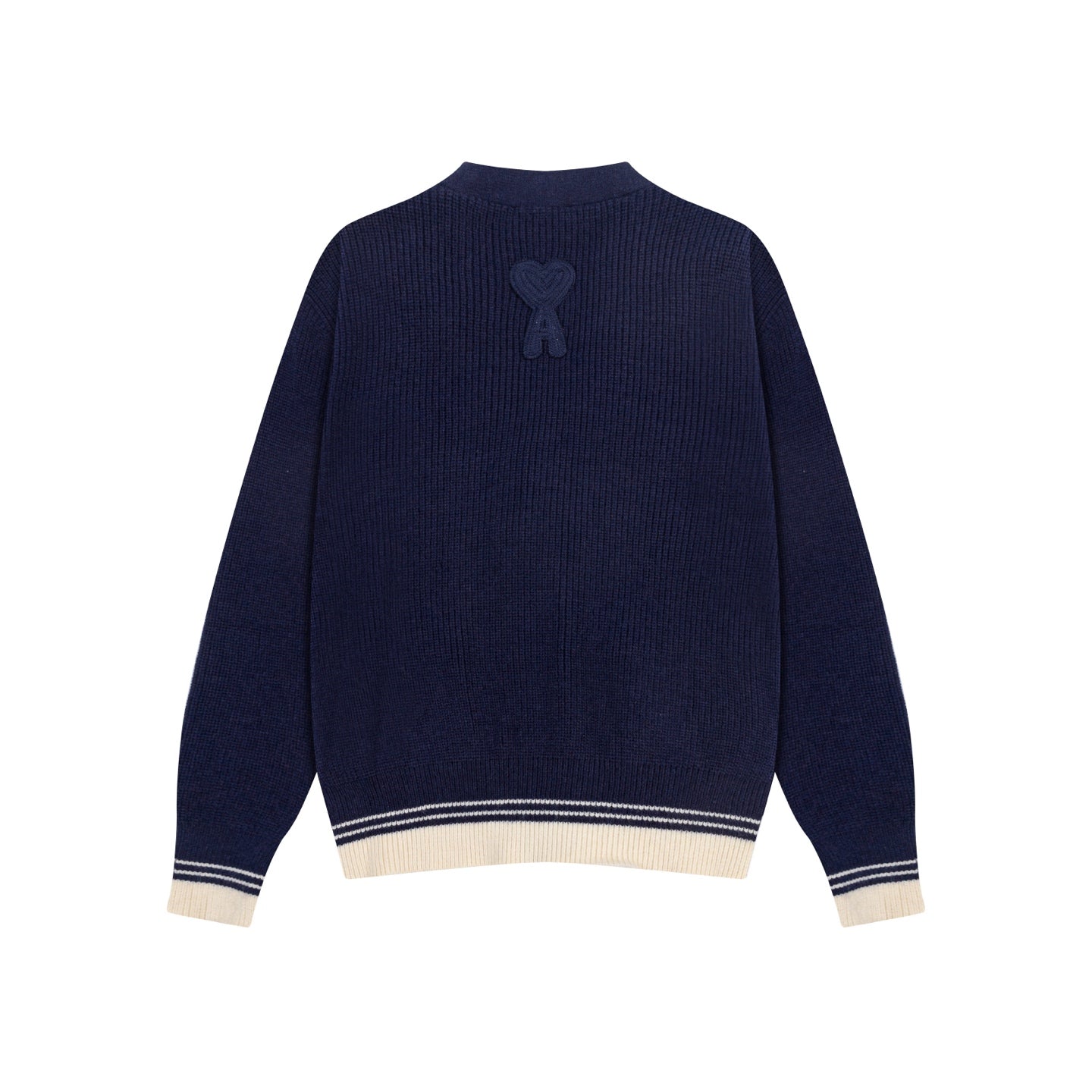 Striped V-Neck Knit Cardigan ¨C Unisex