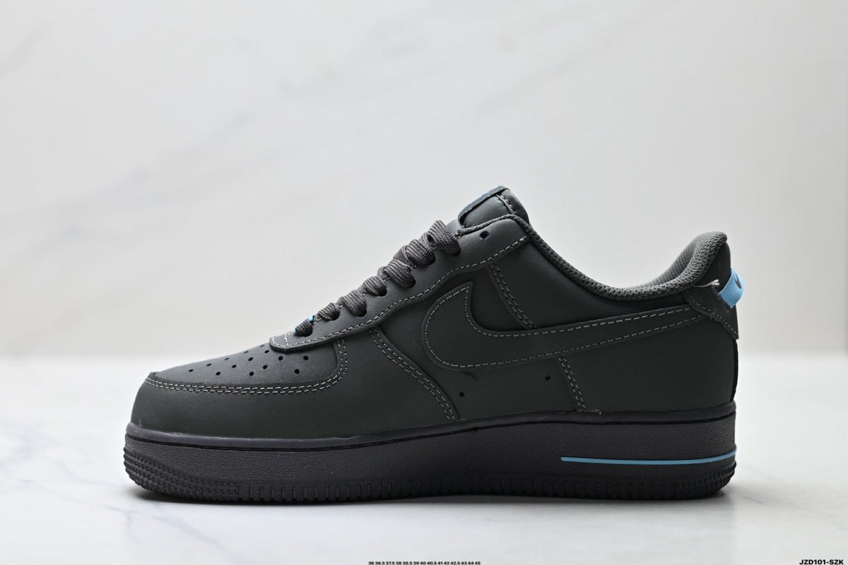 Nike Air Force 1 '07 LV8 Low-Top Sneakers – Black/Light Blue