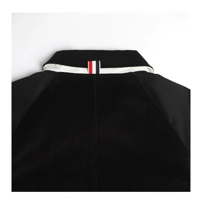 Multi-pocket jacket by Thom Browne, outerwear detail view