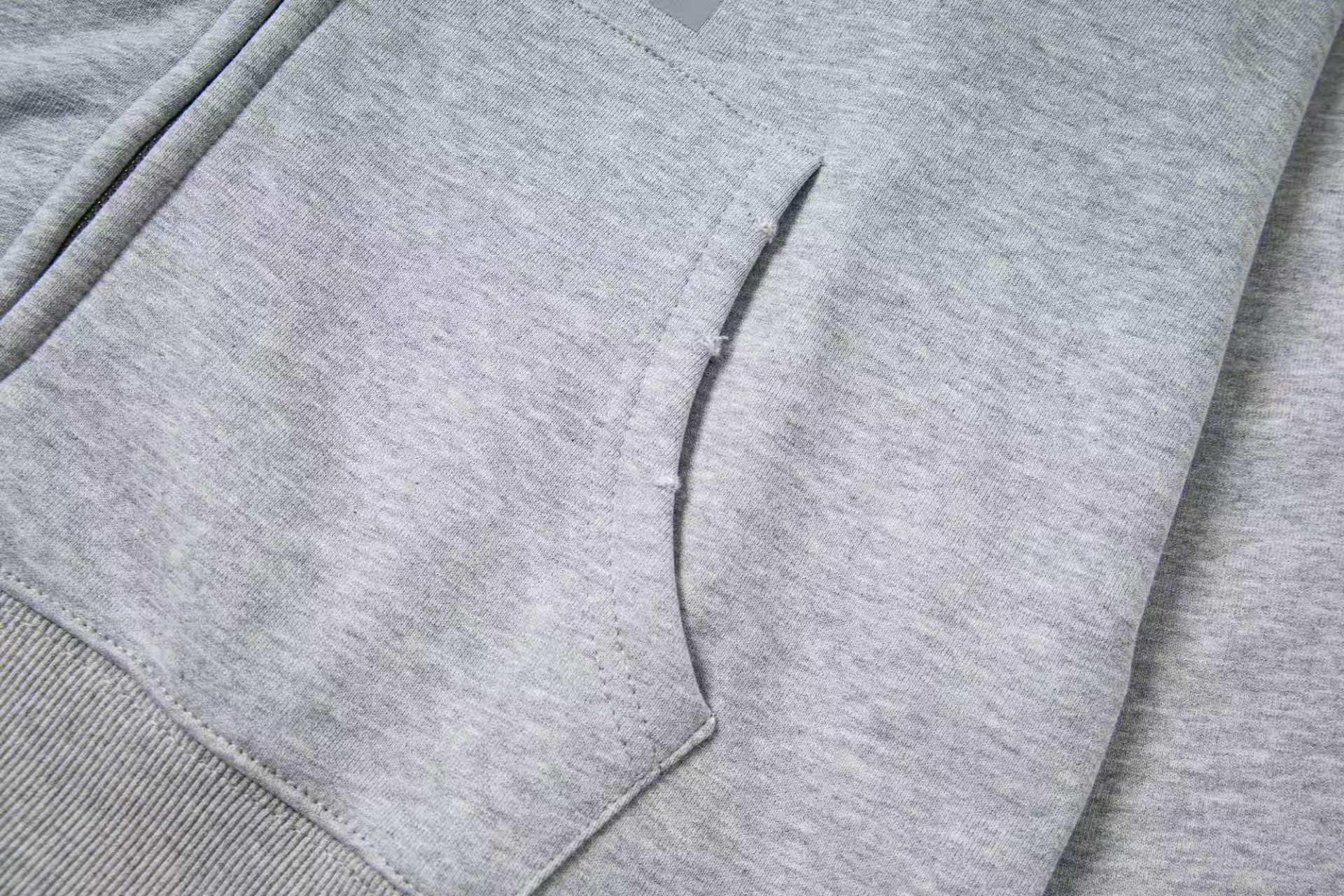 Letter Print Zip-Up Hoodie Jacket