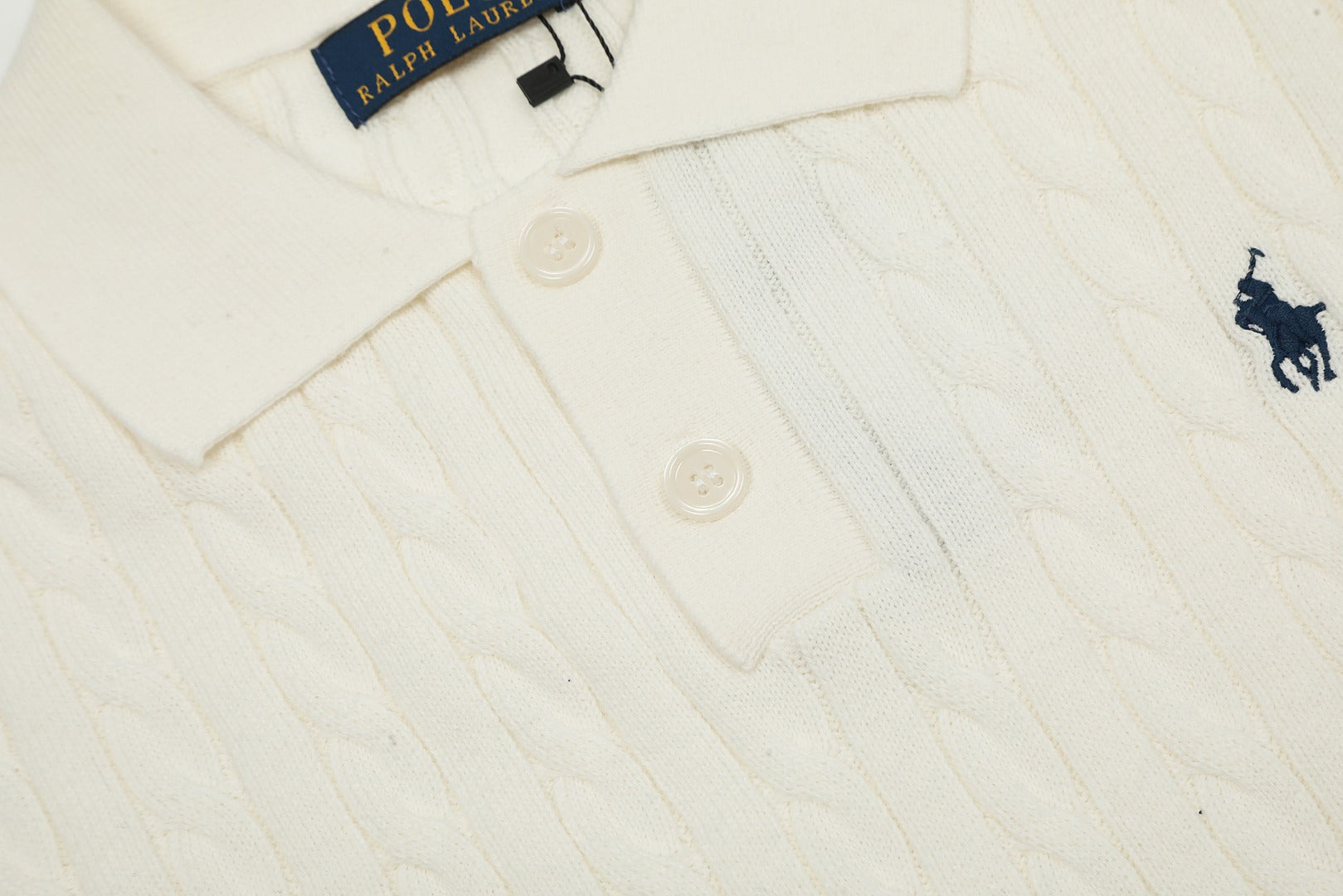 Ralph Lauren Women‘s Cable Knit Polo shirt