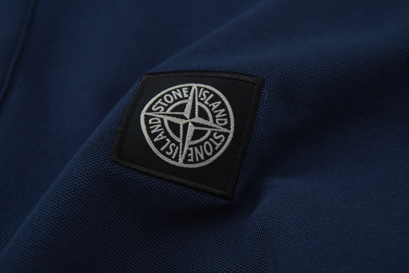 Stone Island Embroidered Badge Polo Shirt