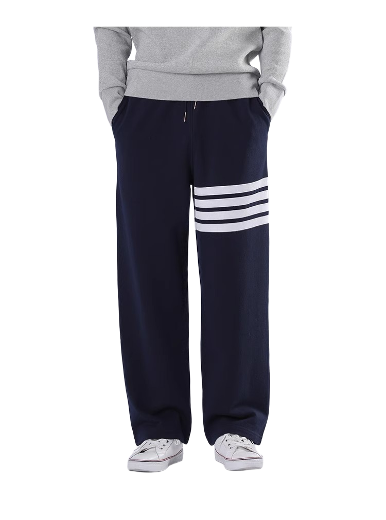 Thom Browne Style Men's Straight - Leg Cropped Trousers - 100% Cotton with Adjustable Backstrap with... - Image 6