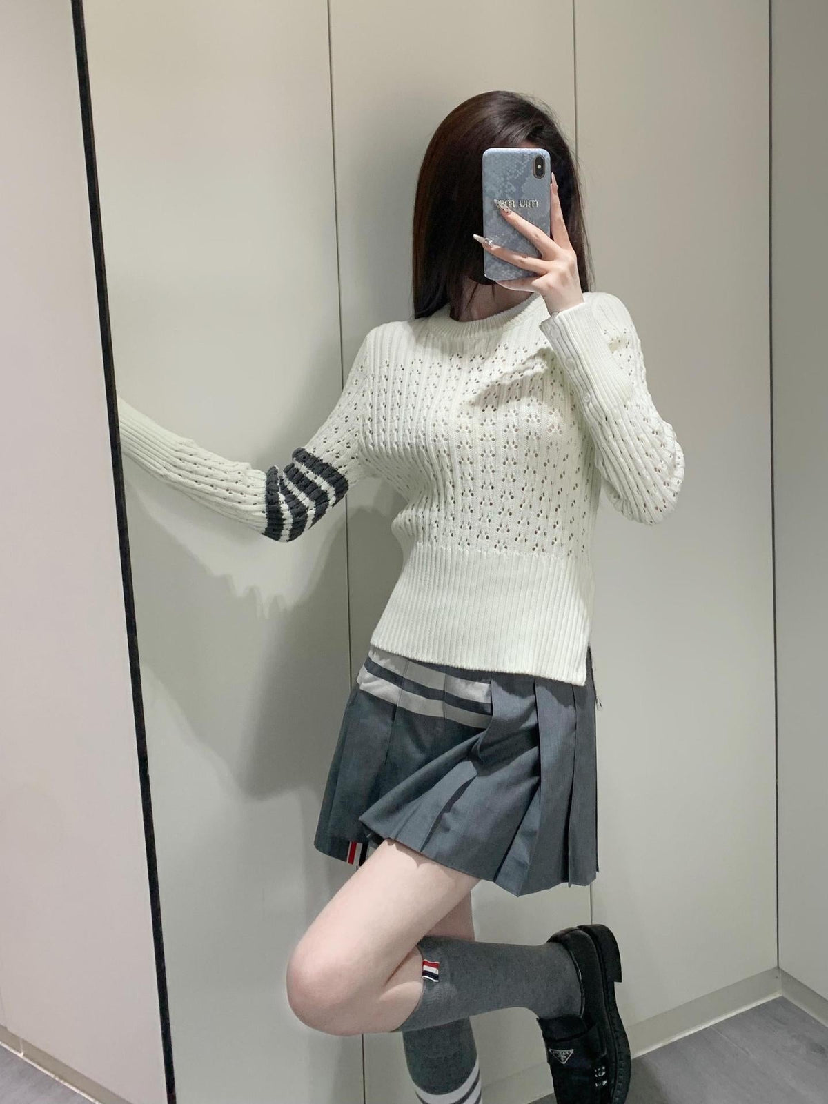 wool knit sweater - Image 5