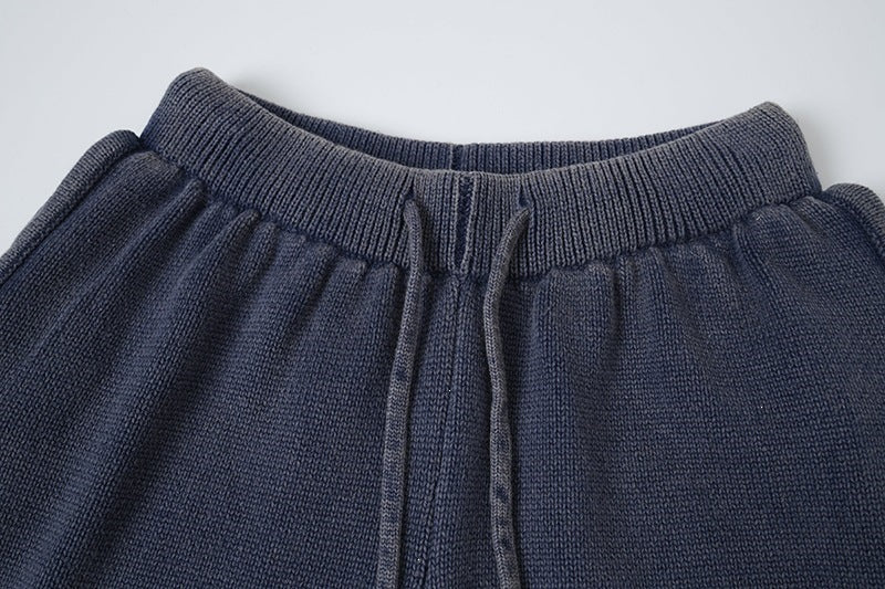 Stone Island Badge Washed Knit Shorts