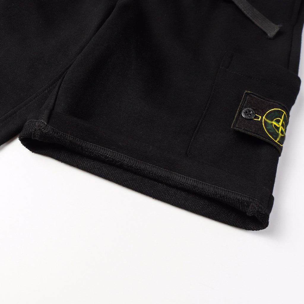 Stone Island Solid-Color Athletic Shorts